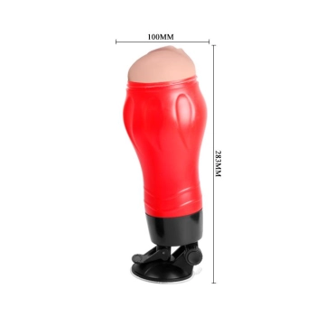 Masturbator wibrujący Crazy Bull Flora 12 funkcji 28 cm