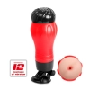 Masturbator analny Crazy Bull Flora 12 funkcji wibracji na baterie AAA