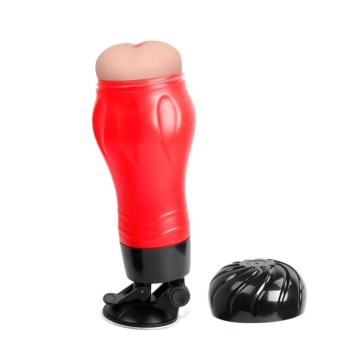 Masturbator analny Crazy Bull Flora 12 funkcji wibracji na baterie AAA
