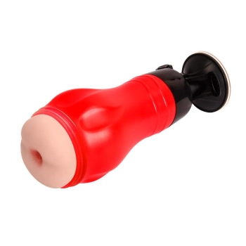 Masturbator analny Crazy Bull Flora 12 funkcji wibracji na baterie AAA