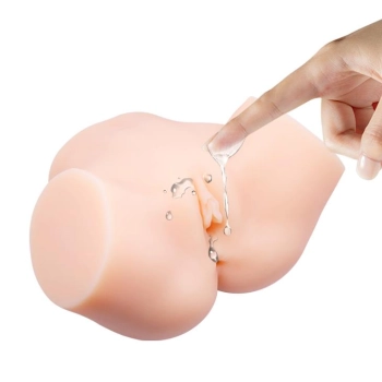 Masturbator wibrujący Crazy Bull Samantha z pilotem cielisty