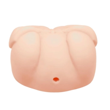 Masturbator realistyczny Crazy Bull wagina i anus wibrujący cielisty 22 cm