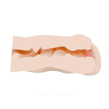 Masturbator waginalny 3D Baile z wibrującym jajkiem TPR