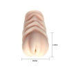Masturbator wagina 3D Baile z wibrującym jajkiem