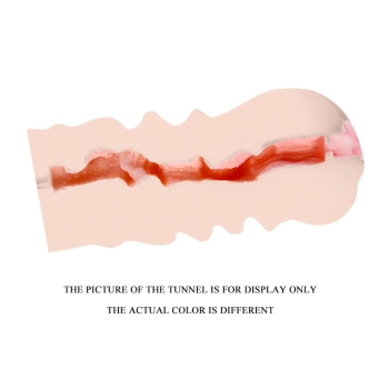 Masturbator realistyczny waginalny Baile 3D różowy wodoodporny