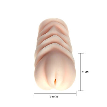Masturbator realistyczny waginalny Baile 3D różowy wodoodporny