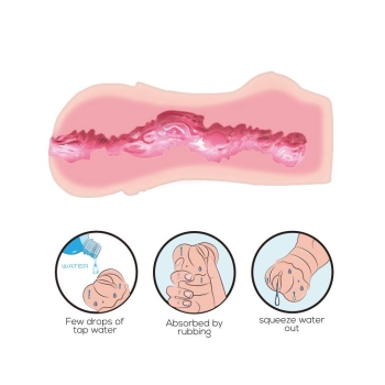 Masturbator 3D Vagina Crazy Bull z lubrykantem wodnym