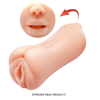 Masturbator realistyczny Crazy Bull Gemini oralny TPR