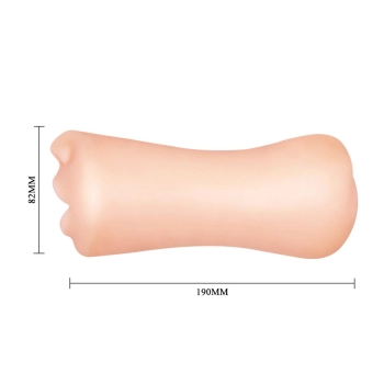 Masturbator realistyczny Crazy Bull Gemini oralny TPR