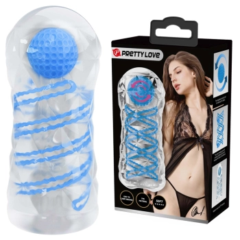 Masturbator transparentny Pretty Love TPR