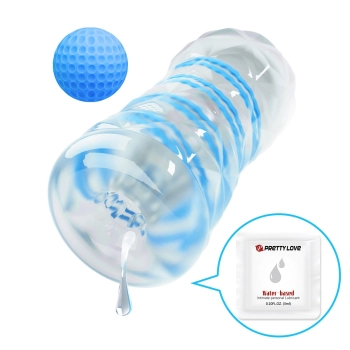 Masturbator transparentny Pretty Love TPR