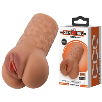 Masturbator TPR Crazy Bull Scarlet wodoodporny