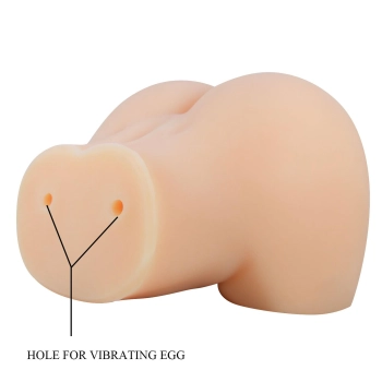 CRAZY BULL - Mila, Vibration Double holes  TPR ABS