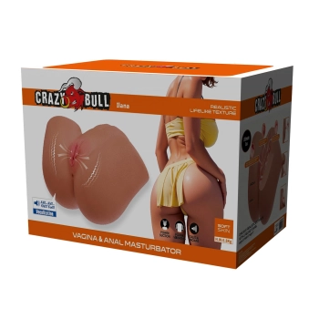 Realistyczny masturbator Crazy Bull Ilana wagina anal 35 cm