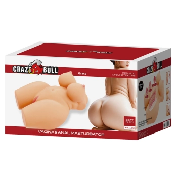 Masturbator waginalno analny Crazy Bull Grace TPR 37 5 cm