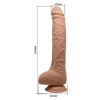 Dildo z cyberskóry Baile Beautiful DICK 11 cali cieliste