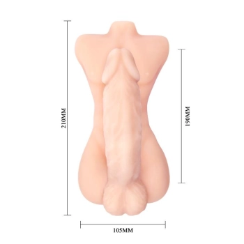 Dildo z kulkami Baile Temptation Bigger Man Monster Dick