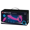 Strap on wibrujący Pretty Love Thunderbird fioletowy USB