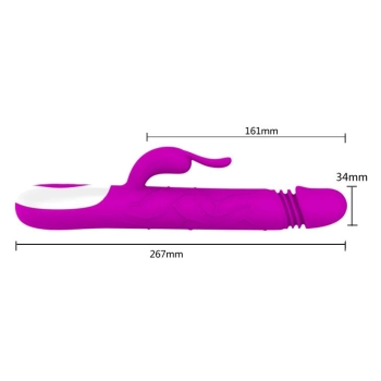 Wibrator króliczek Pretty Love Adrian silikonowy USB 12 funkcji