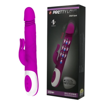 Wibrator króliczek Pretty Love Adrian silikonowy USB 12 funkcji