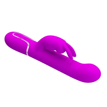Wibrator króliczek Pretty Love fioletowy silikonowy 7 funkcji