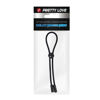 Pierścień erekcyjny Pretty Love silikonowy metalowy