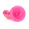 Dildo realistyczne RealRock z przyssawką świecące w ciemności 20 cm