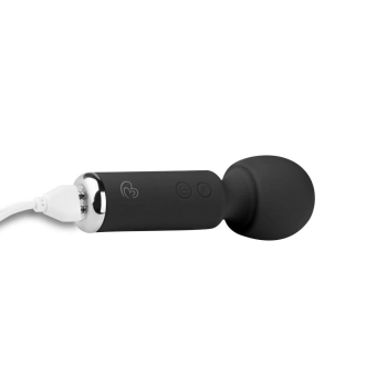 Wibrator Mini Vibe Wand EasyToys czarny USB 12 cm