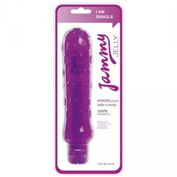 VIBRATOR JAMMY JELLY STRONG PURPLE