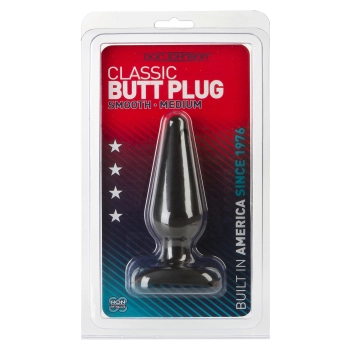 Silikonowy korek zatyczka analna plug czarny 13 cm