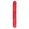 Podwójne silikonowe żelowe dildo penis 30,5 cm