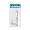 Dildo-dong w/suction cup clear 6 inch