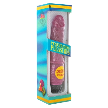 Realistyczny żelowy wibrator jak penis sex 18cm