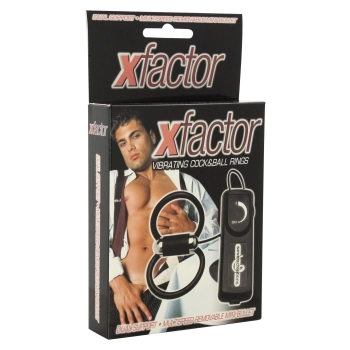 Pierścień-X-FACTOR VIBRATING COCK&BALL RINGS