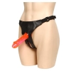 Idealne dildo do strap-ona silikonowe gładkie 18cm