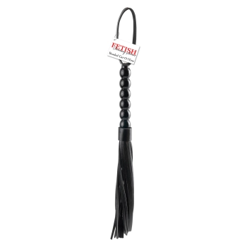 Pejcz-FF BEADED CAT-O-NINE TAILS BLACK