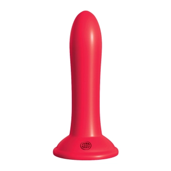 Uprząż strap-on z silikonowym gładkim dildo 13 cm