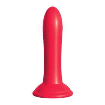 Uprząż strap-on z silikonowym gładkim dildo 13 cm