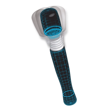 Stymulator-WANACHI MINI MASSAGER BLACK