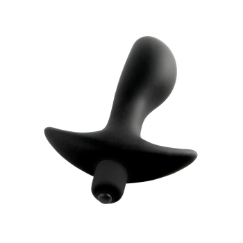 Plug/vibr-VIBRATING PERFECT PLUG BLACK