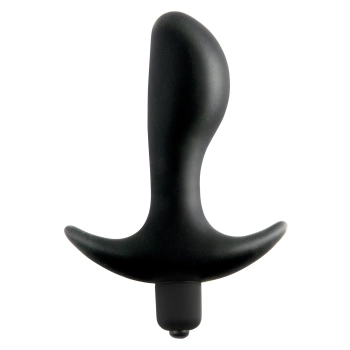 Plug/vibr-VIBRATING PERFECT PLUG BLACK