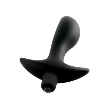 Plug/vibr-VIBRATING PERFECT PLUG BLACK