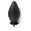 Plug-INFLATABLE SILICONE PLUG BLACK