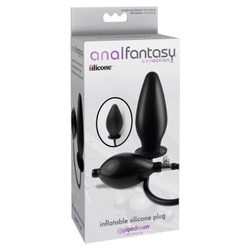 Plug-INFLATABLE SILICONE PLUG BLACK