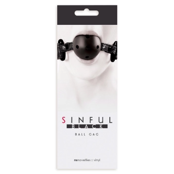 Knebel-SINFUL BALL GAG BLACK