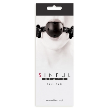 Knebel-SINFUL BALL GAG BLACK