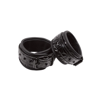 Kajdanki-SINFUL ANKLE CUFFS BLACK