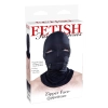 Maska-FF BLACK ZIPPER FACE WOOD