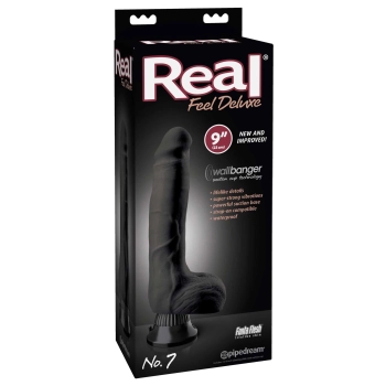 Wibrator-REAL FEEL DELUXE 7 BLACK