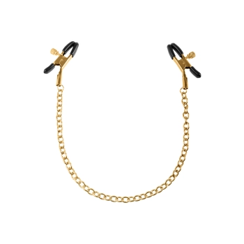 Stymulator-FF GOLD NIPPLE CHAIN CLAMPS